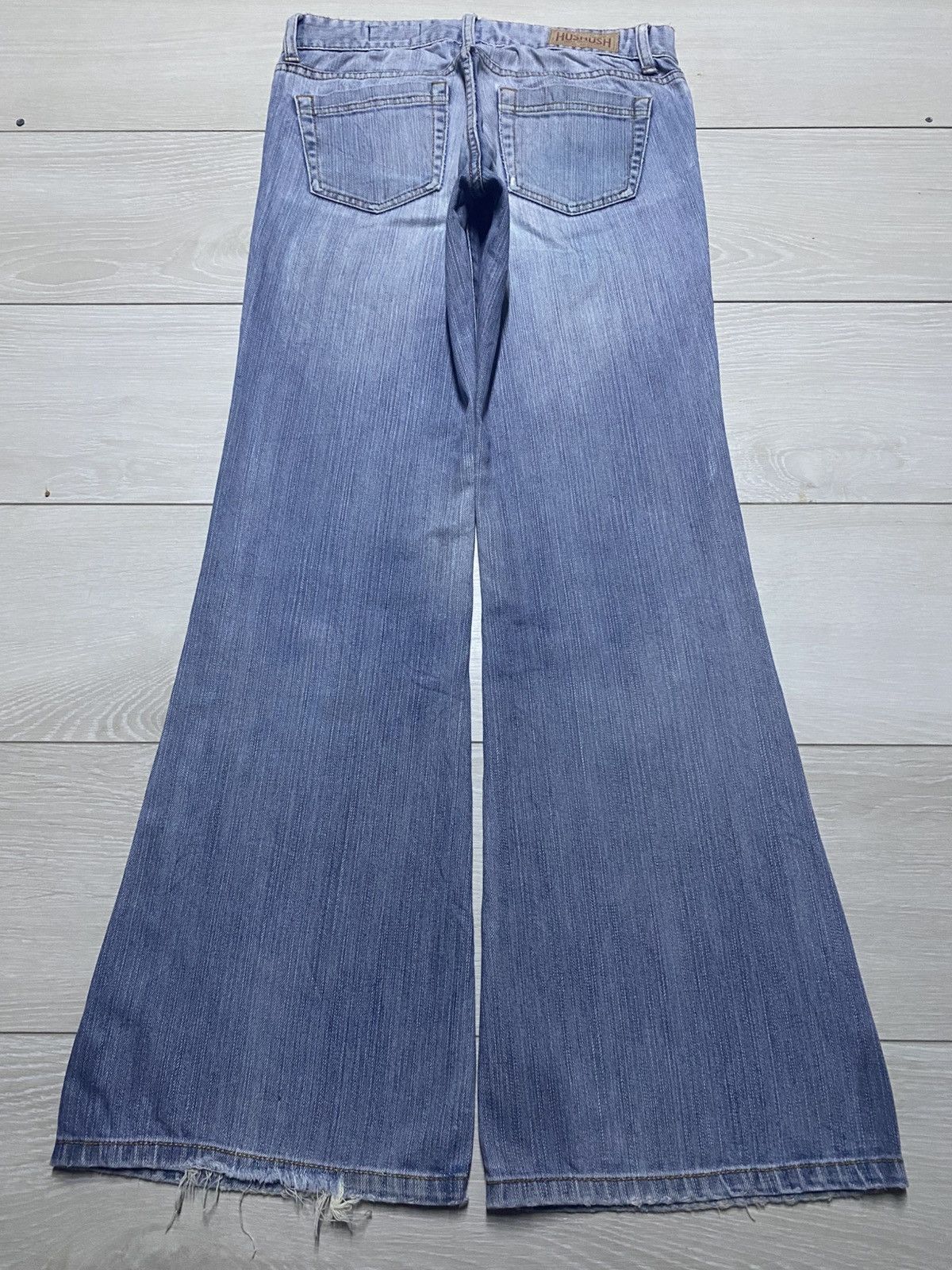 Japanese Brand Vintage Japanese Brand Hush Hush Light Wash Flare Jeans Size US 29 - 2 Thumbnail