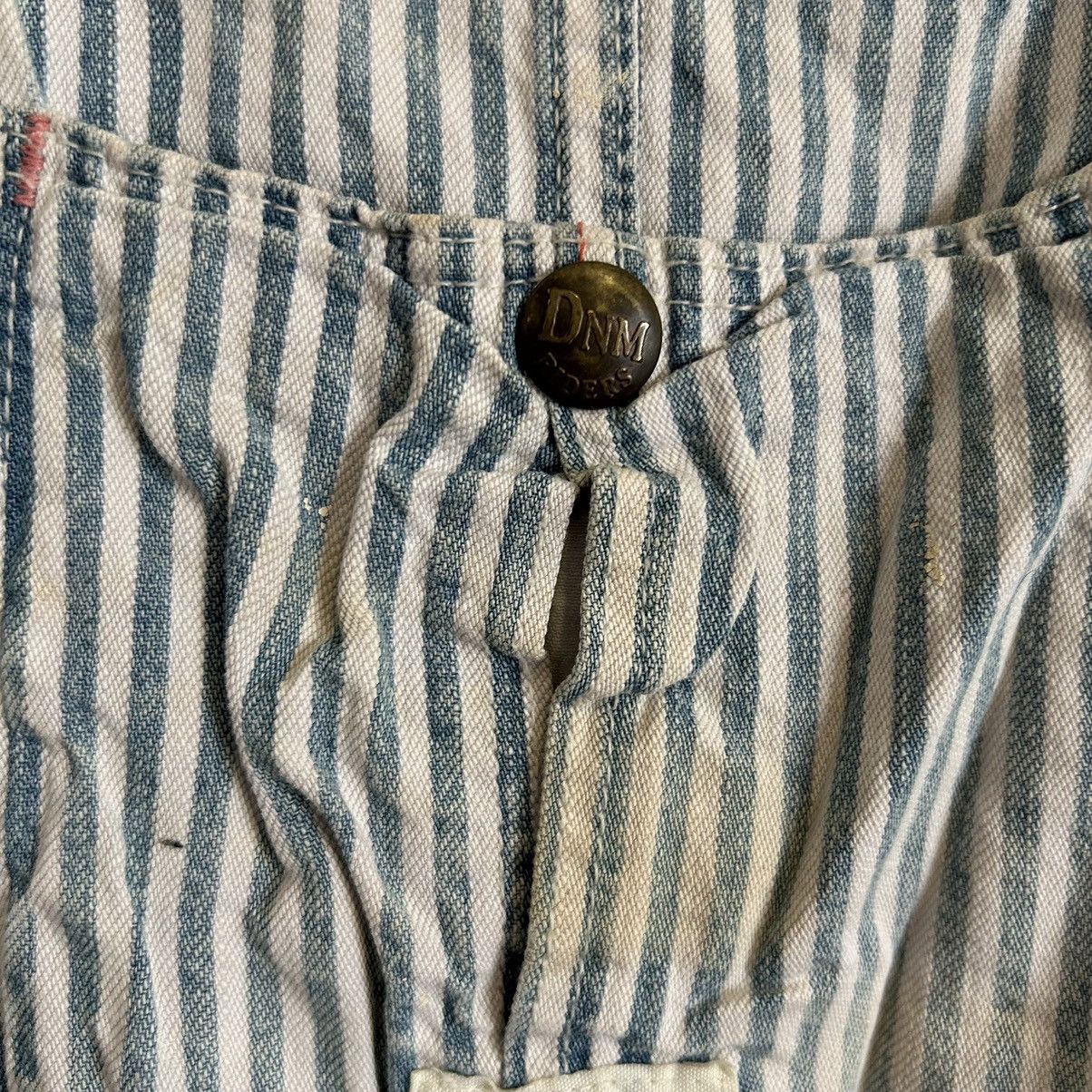 Vintage Vintage Denim & Dungaree Biker Stripe Overall Size US 36 / EU 52 - 6 Thumbnail