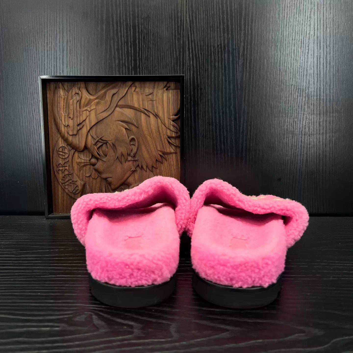 Louis Vuitton LV Paseo Comfort Pink Teddy Slippers Women's 38 Size US 7.5 / IT 37.5 - 3 Thumbnail
