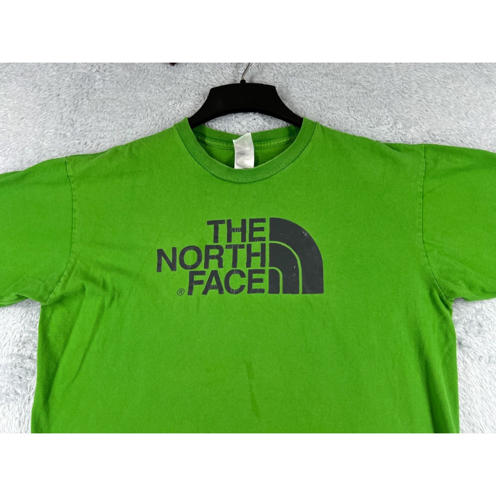 The North Face The North Face Shirt Men L Green Short Sleeve Crew Neck Cotton Blend Logo T-Shirt 90s Mens Size US L / EU 52-54 / 3 - 4 Thumbnail