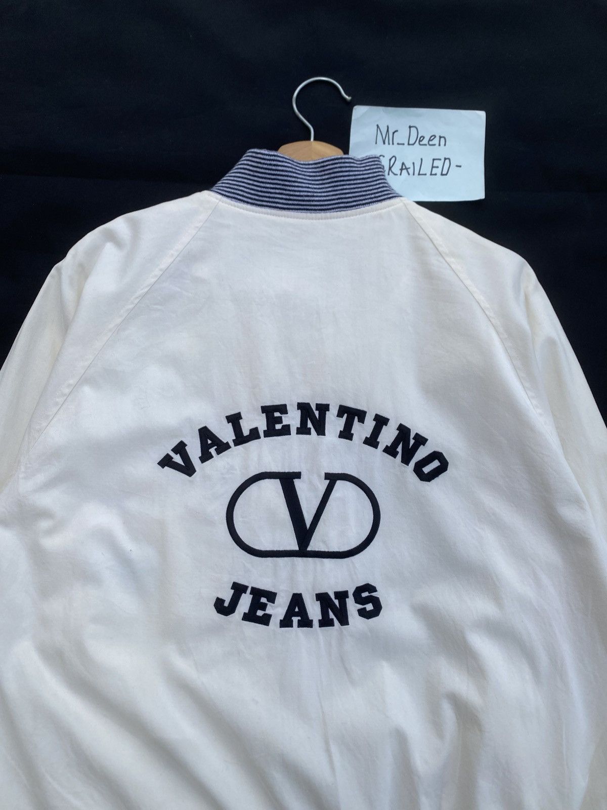 Valentino Rare Vintage Valentino Jeans Big Logo Cotton Jacket Size US M / EU 48-50 / 2 - 1 Thumbnail