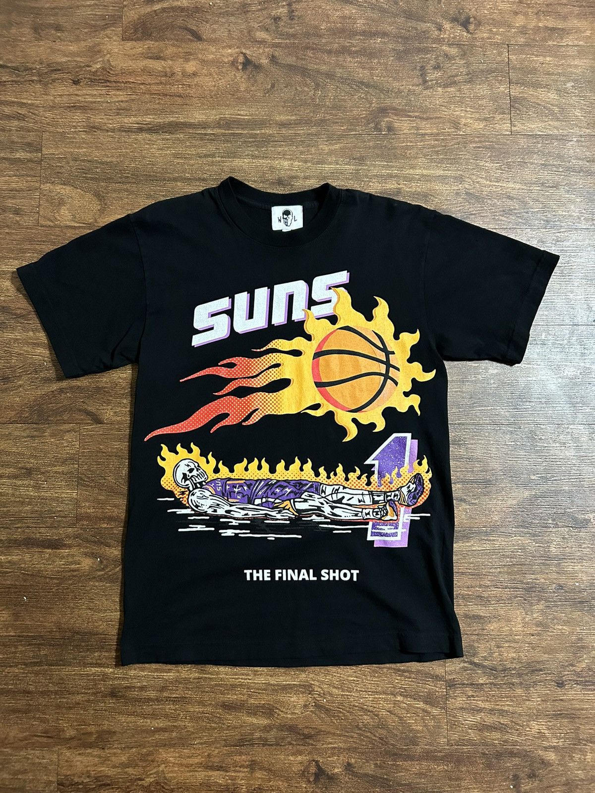 image of Warren Lotas Devin Booker Tee in Black, Men's (Size Small)