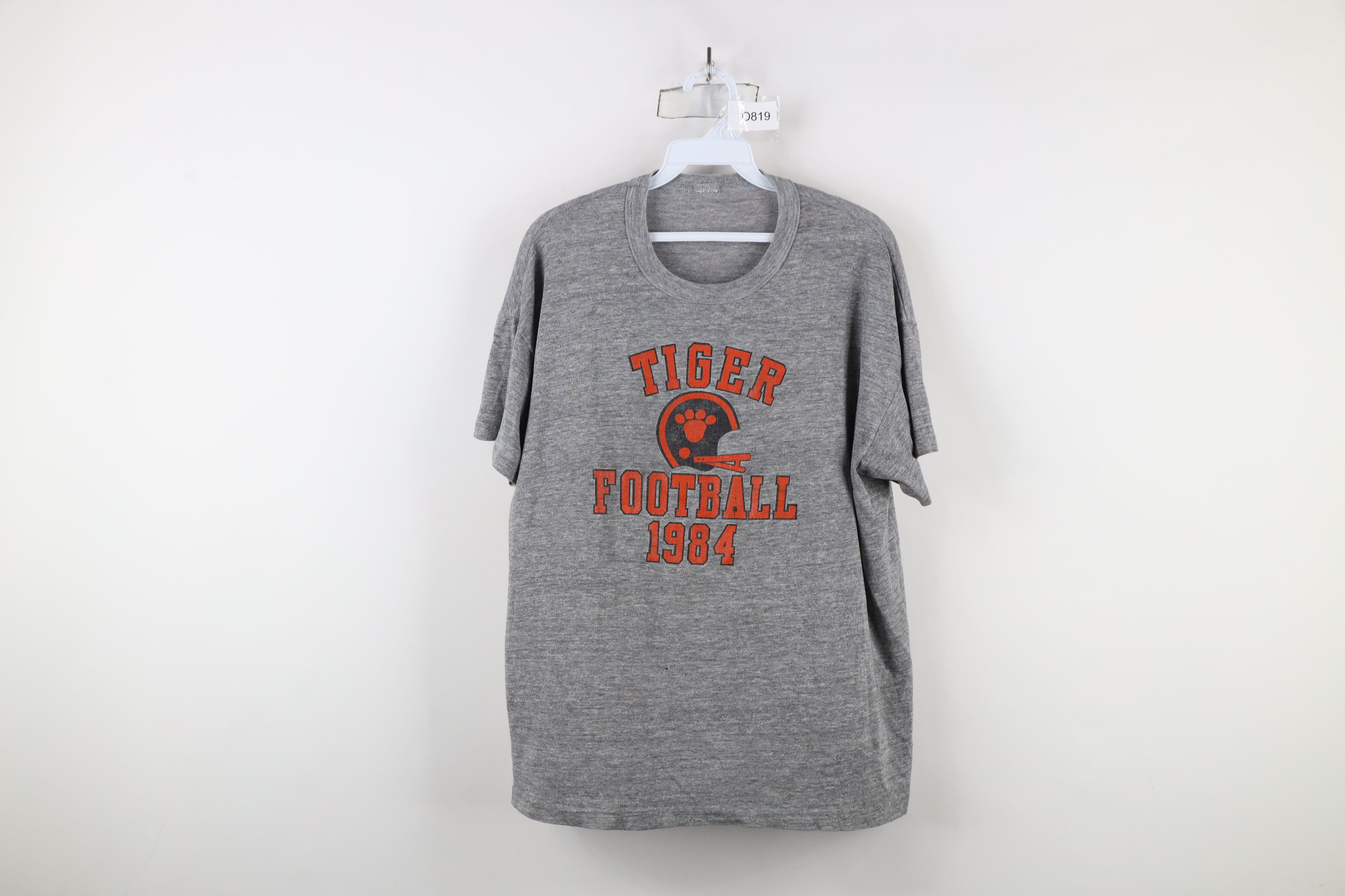 Champion × Vintage Vintage 80s Champion University Tiger Football T-Shirt USA Size US L / EU 52-54 / 3 - 1 Thumbnail