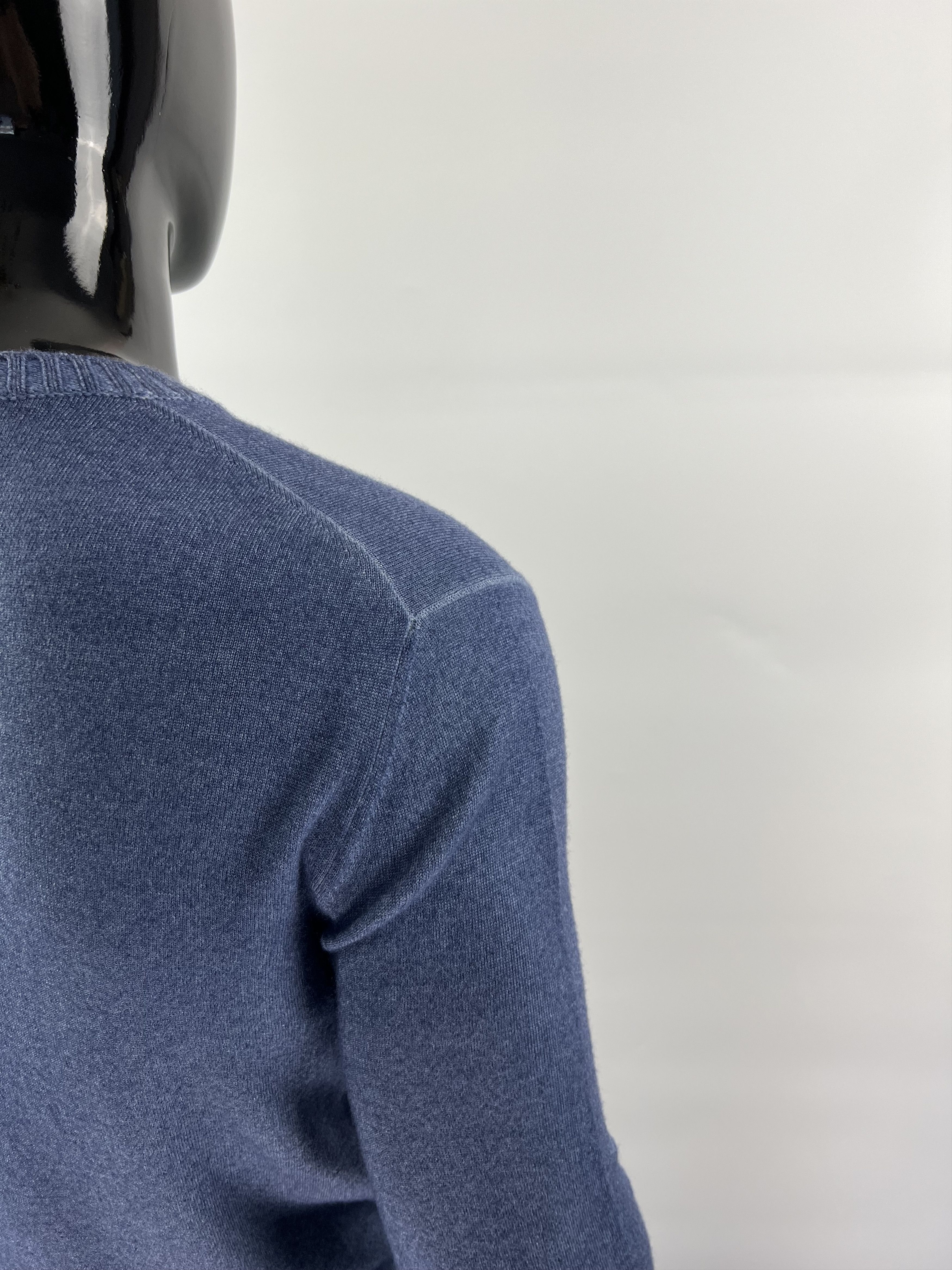 Cruciani Cruciani Men's Blue 100% Wool Sweater Size 52(M/L) Size US M / EU 48-50 / 2 - 3 Thumbnail