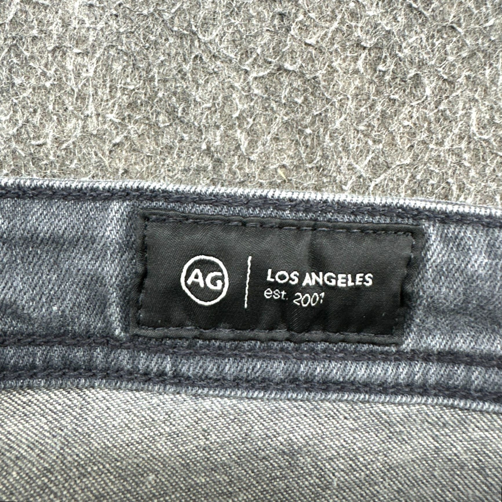 Vintage AG Jeans Mens 30x34 Denim Slim Straight Light Wash 5-Pocket Stretch Gray Cotton AG Adriano Goldschmied Jeans Mens Regular Fit Grunge Tapered? No. Size US 30 / EU 46 - 6 Thumbnail