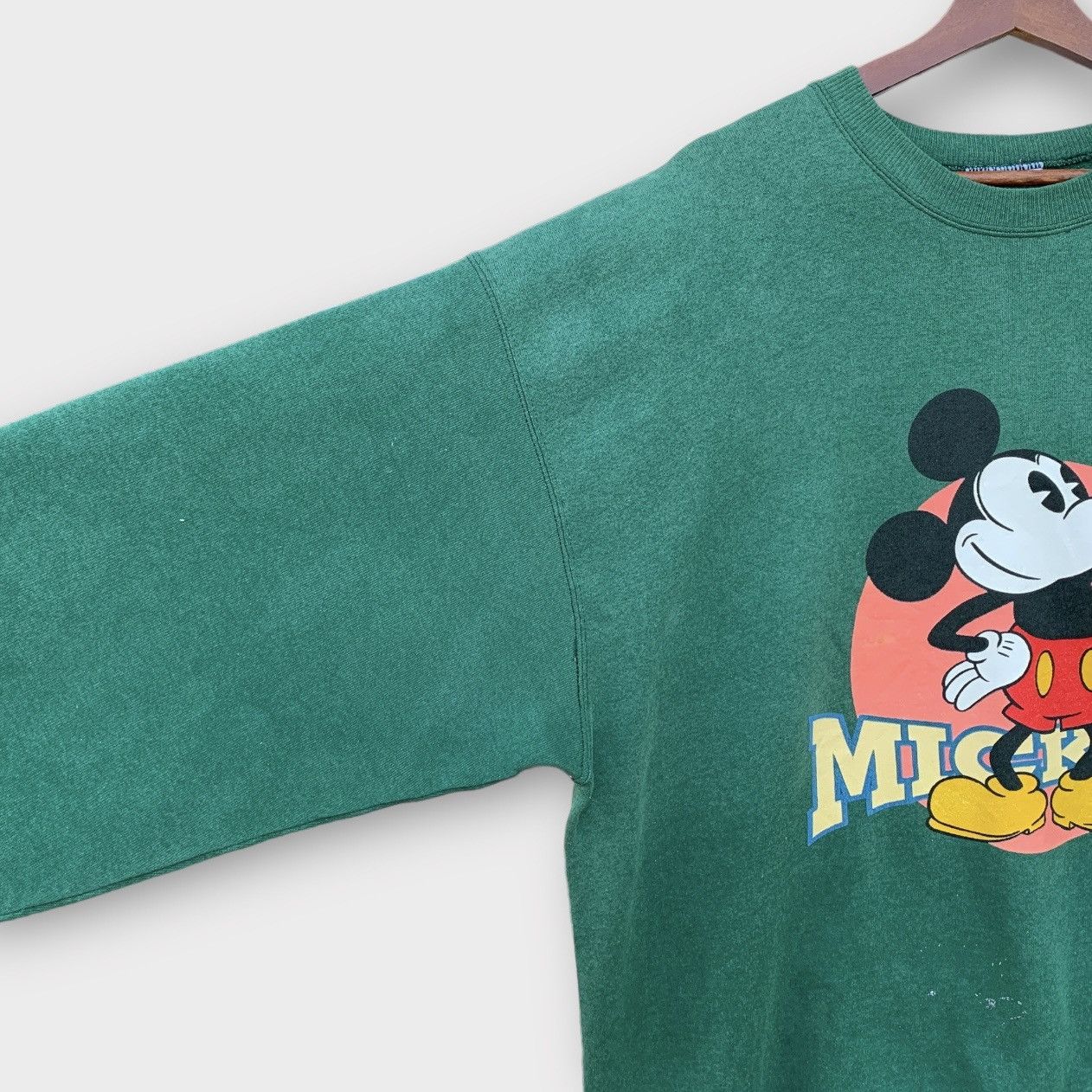 Cartoon Network × Disney × Vintage Vintage 90s Mickey Disney Crewneck Big Logo Size US L / EU 52-54 / 3 - 4 Thumbnail