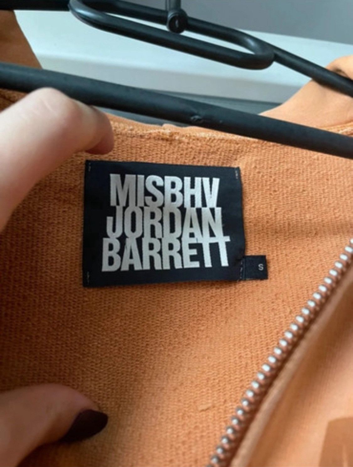 Misbhv MISBHV Orange Jordan Barrett Edition Zipped Hoodie Size US S / EU 44-46 / 1 - 3 Thumbnail