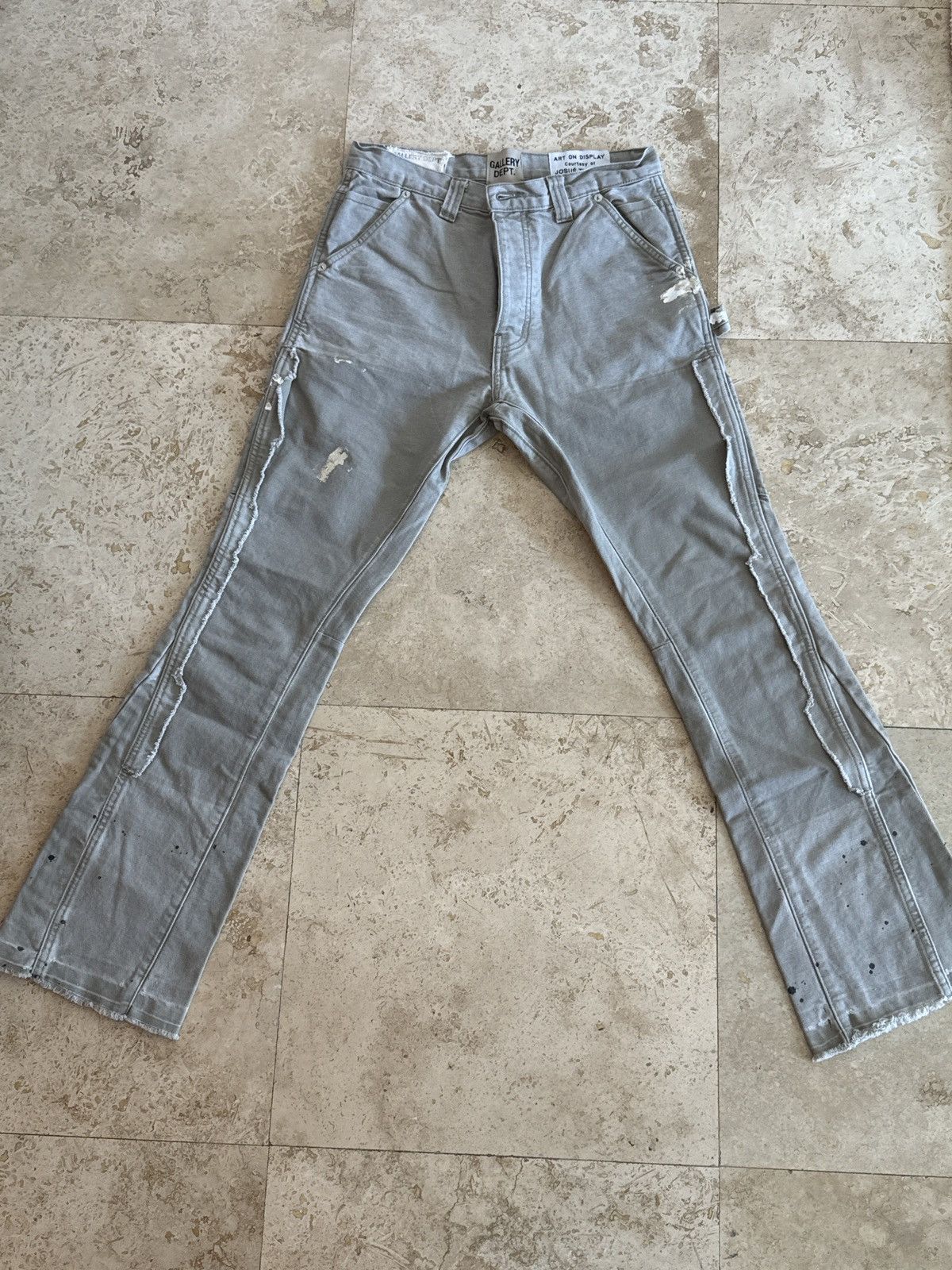 image of Gallery Dept La Carpenter Flare in Grey, Men's (Size 30)
