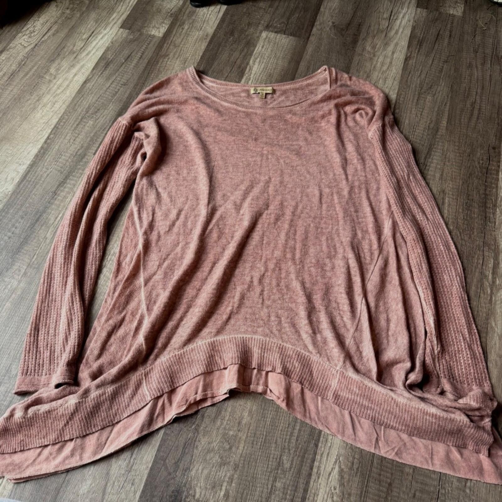 Other Democracy Layered Sharkbite Hem Long Sleeve Knit Sweater Size M / US 6-8 / IT 42-44 - 1 Thumbnail
