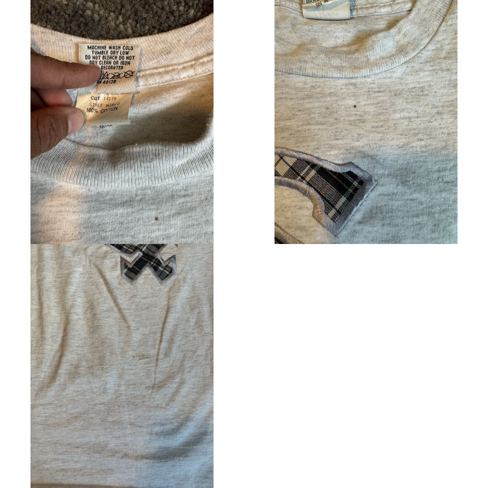 Nutmeg VINTAGE Nutmeg MLB Chicago White Sox T Shirt Mens XL Gray 1990s Graphic Tee Baseball Rare Design Mens Size US XL / EU 56 / 4 - 9 Thumbnail