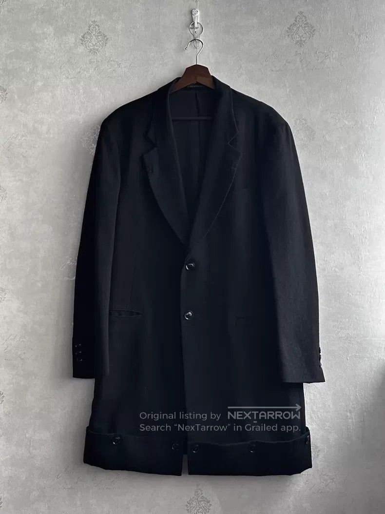 Yohji Yamamoto YOHJI YAMAMOTO Button Fold Overcoat i Size US S / EU 44-46 / 1 - 2 Thumbnail