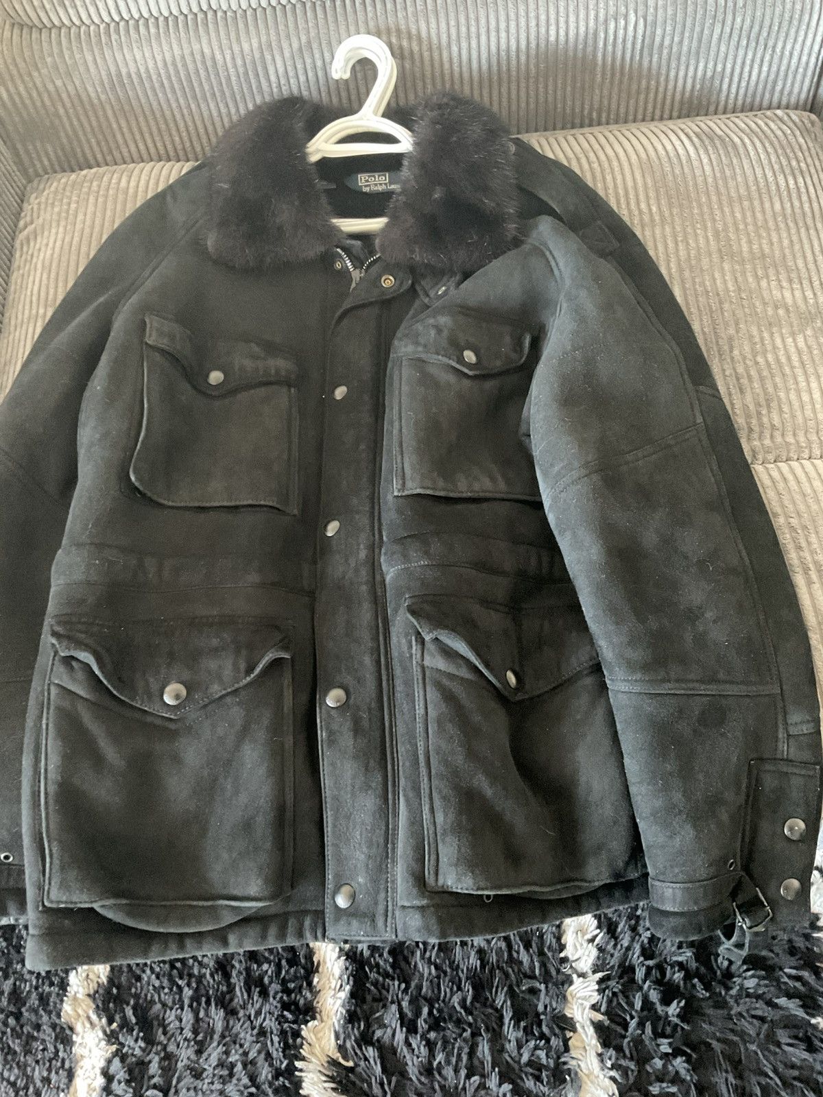 Ralph Lauren Blue Label Ralph Lauren One-of-One Shearling Jacket Custom Made Size US XXL / EU 58 / 5 - 4 Thumbnail