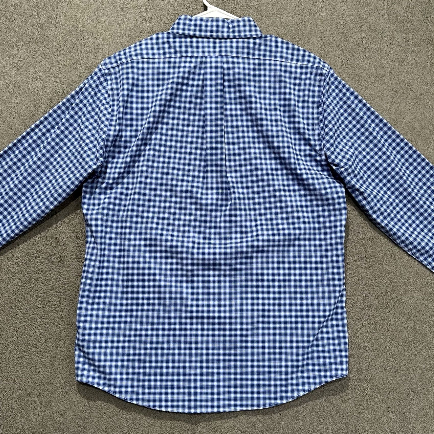 Brooks Brothers Brooks Brothers Shirt Mens M Blue Plaid The Original Polo Button Down Nylon EUC Size US M / EU 48-50 / 2 - 2 Thumbnail