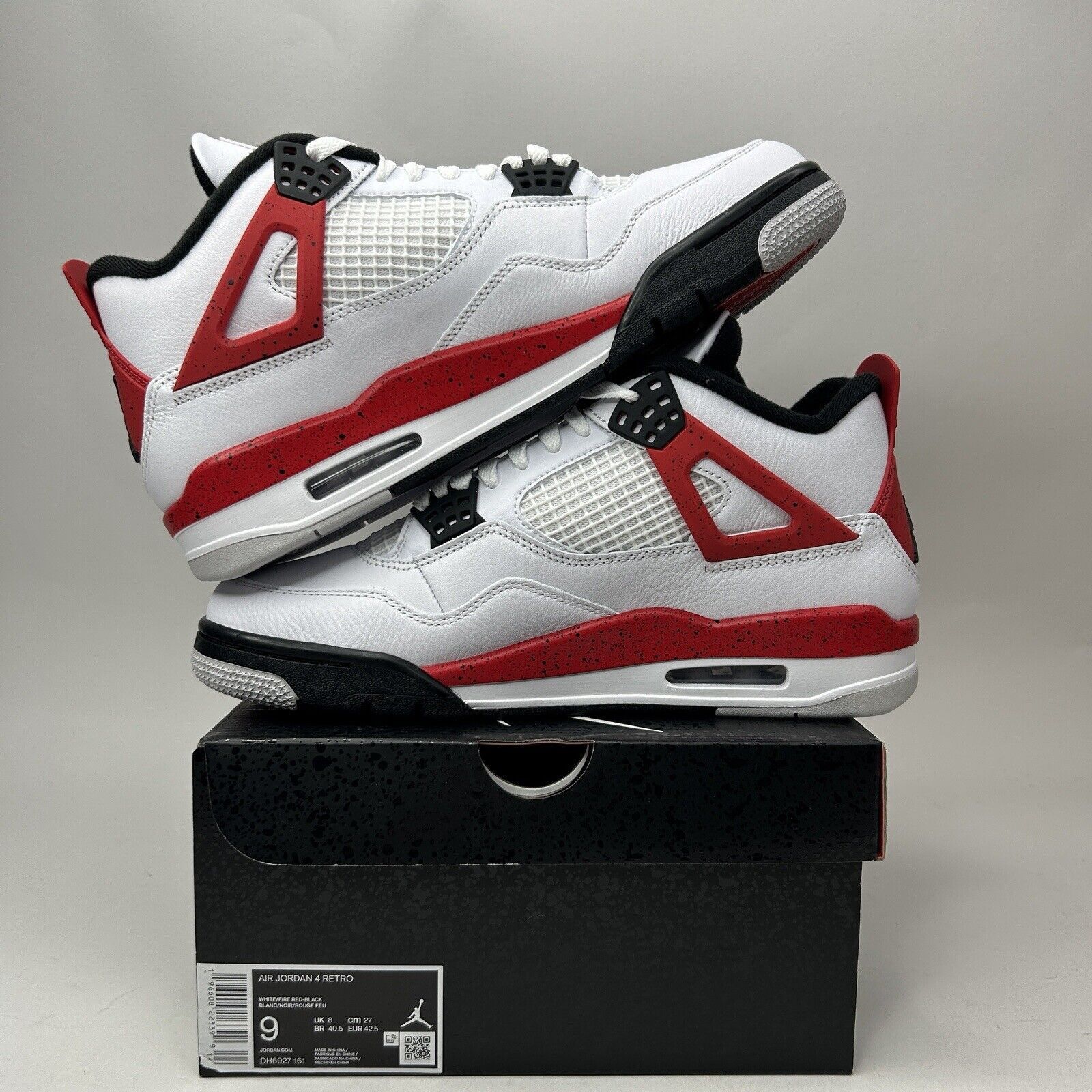 Jordan Brand Nike Air Jordan 4 Retro “Red Cement” 2023 Size US 9 / EU 42 - 3 Thumbnail