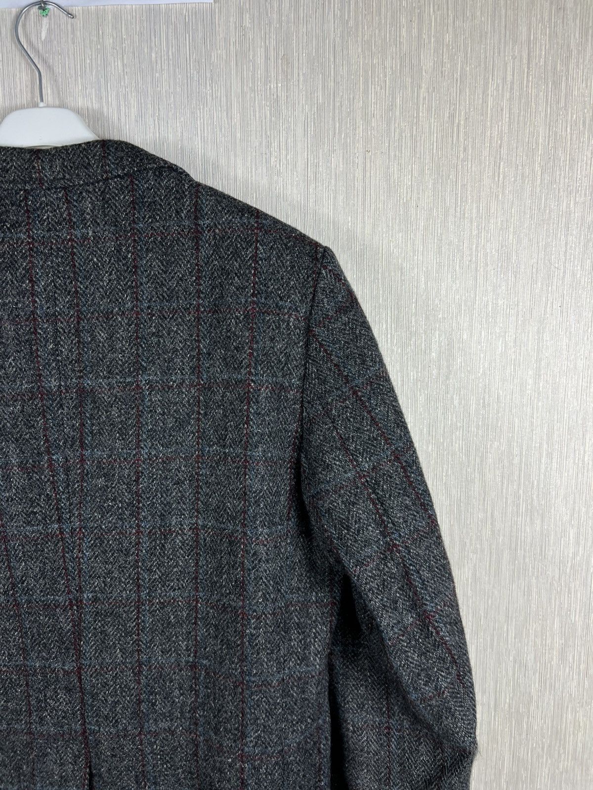 Harris Tweed Vintage 90s Harris Tweed wool light checked blazer jacket Size US L / EU 52-54 / 3 - 16 Thumbnail