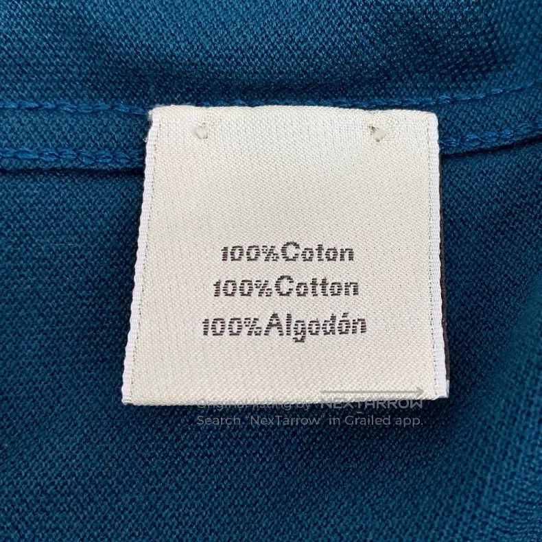 Hermes Hermes Dark Blue Cotton Collared Short-Sleeve Polo Shirt Size US L / EU 52-54 / 3 - 6 Thumbnail
