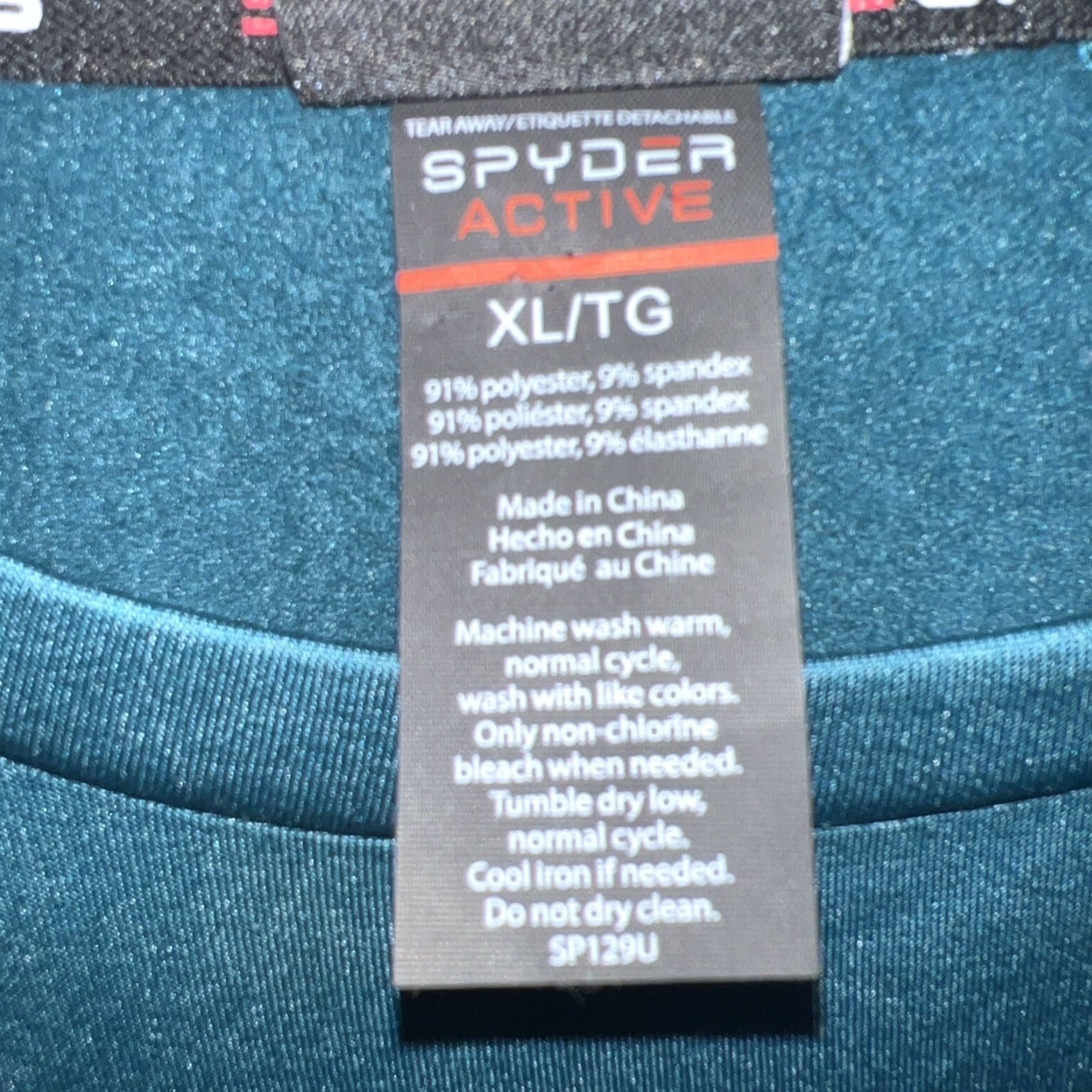 Spyder Spyder Blue Long Sleeve T-Shirt Mens XL Athletic Activewear Size US XL / EU 56 / 4 - 4 Thumbnail