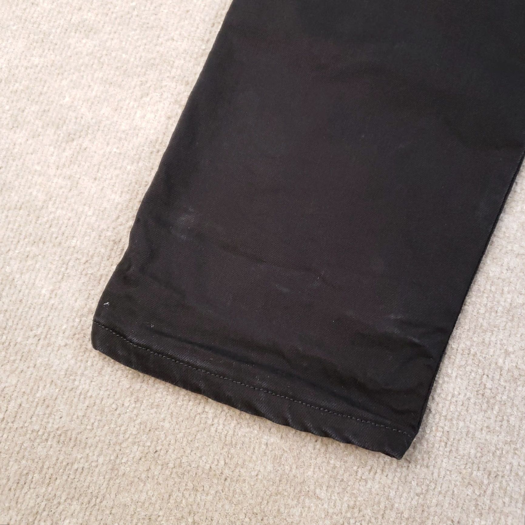 Wrangler VINTAGE Wrangler Jeans Men 40x30 Straight Fit Black Denim 13MWZKL Classic Workwear Size US 40 / EU 56 - 2 Thumbnail