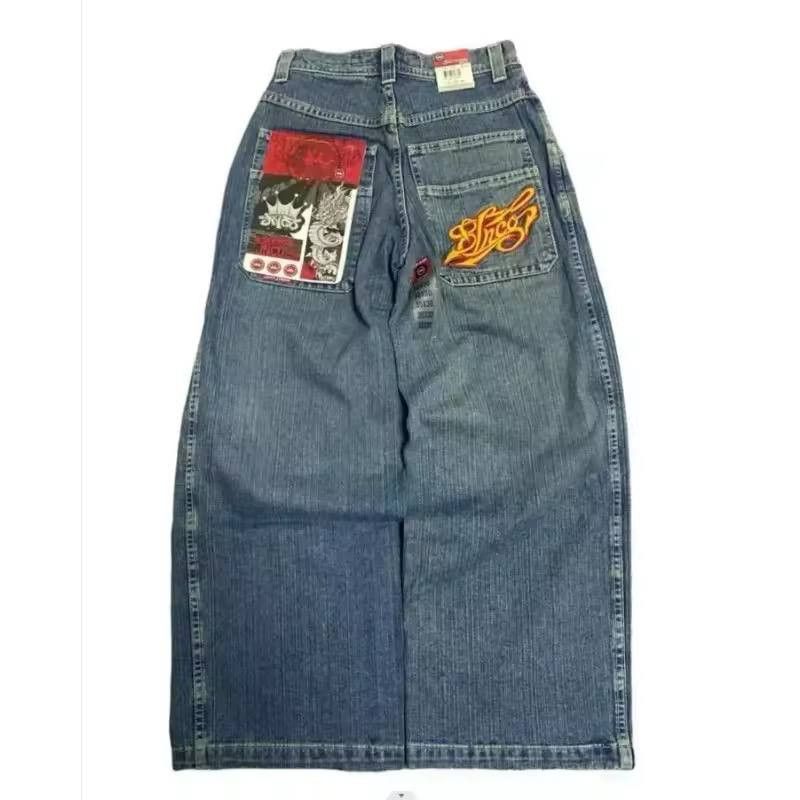 Japanese Brand × Vintage vintage embroidered baggy jeans jnko Size US 36 / EU 52 - 3 Thumbnail