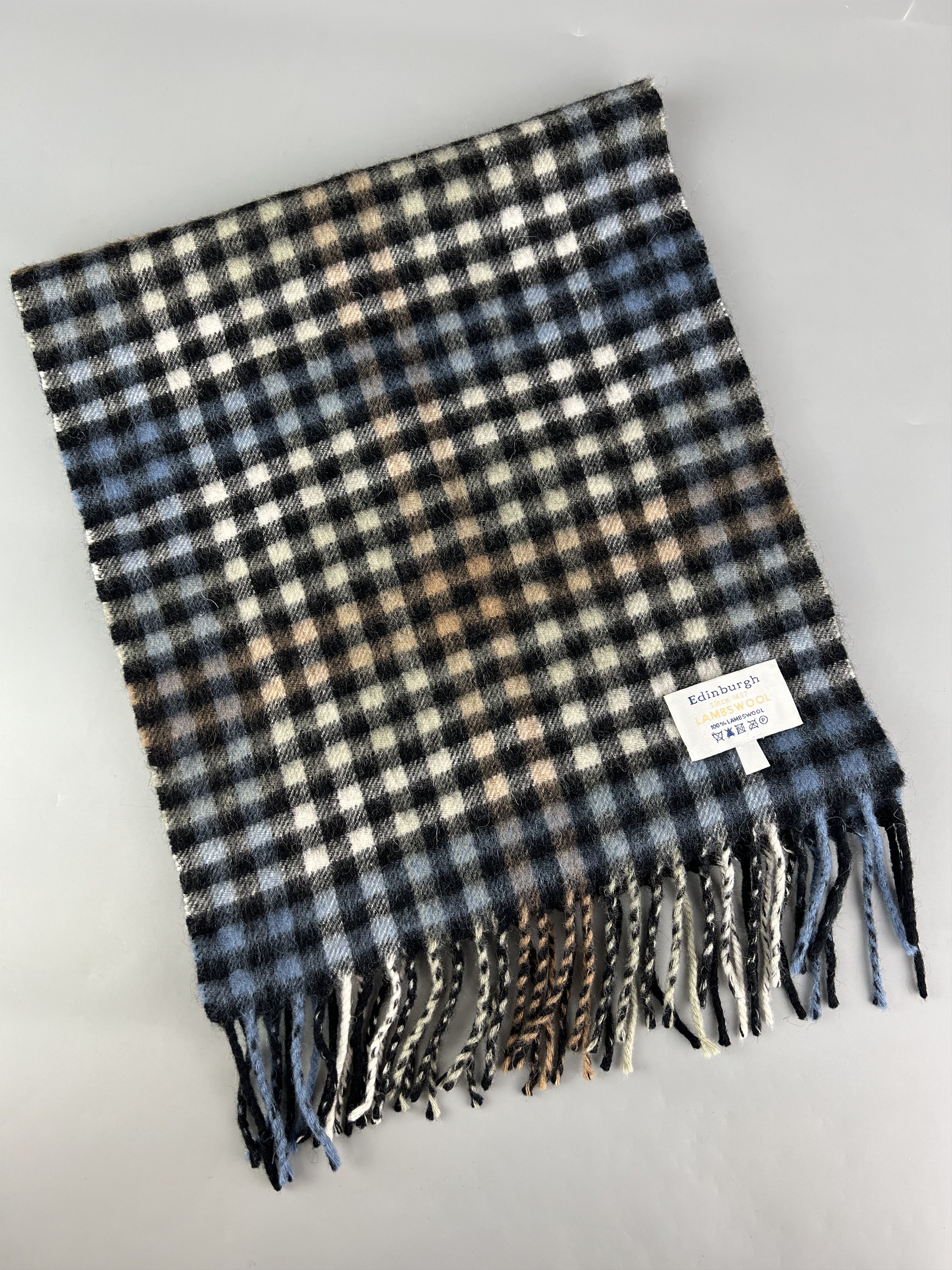 Other Edinburgh 100% Lambswool Checked Scottish Scarf 140 X 30cm Size ONE SIZE - 1 Thumbnail