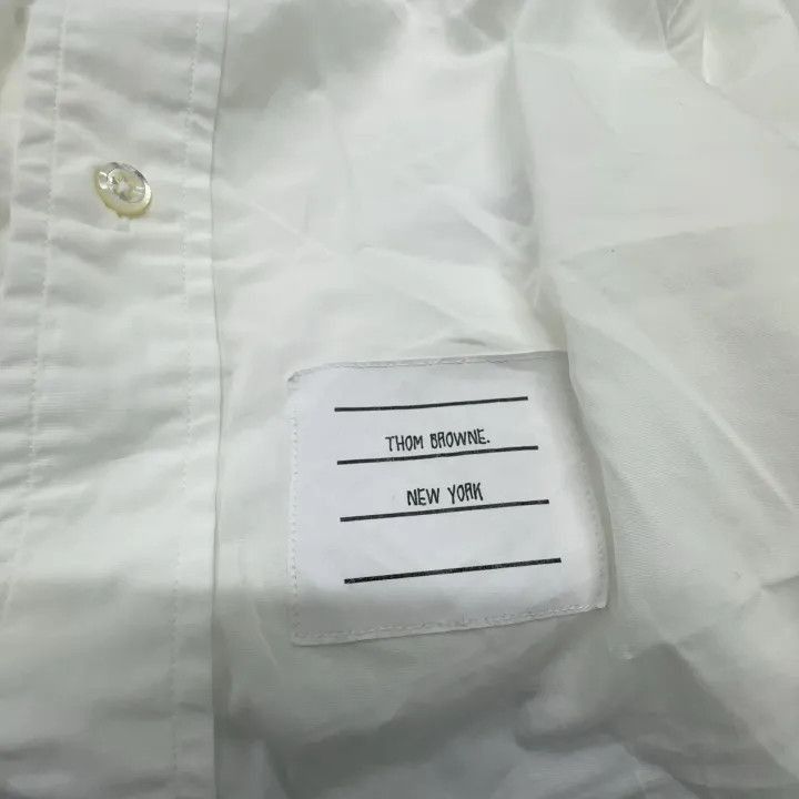 Thom Browne Thom Browne Casual Solid Color Long Sleeve Shirt -2507 Size US M / EU 48-50 / 2 - 2 Thumbnail