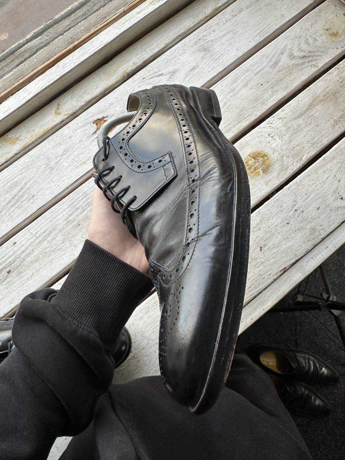 Melvin & Hamilton LUXURY 🚨 MELVIN & HAMILTON VNTG SHOES MEN BLACK LUXURY RARE Size US 12 / EU 45 - 16 Thumbnail