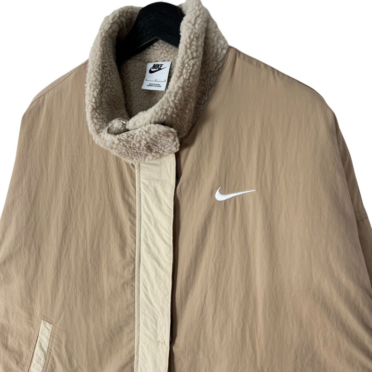 Nike Nike Zipper Jacket Inner Fleece Woman Jacket Size L / US 10 / IT 46 - 2 Thumbnail