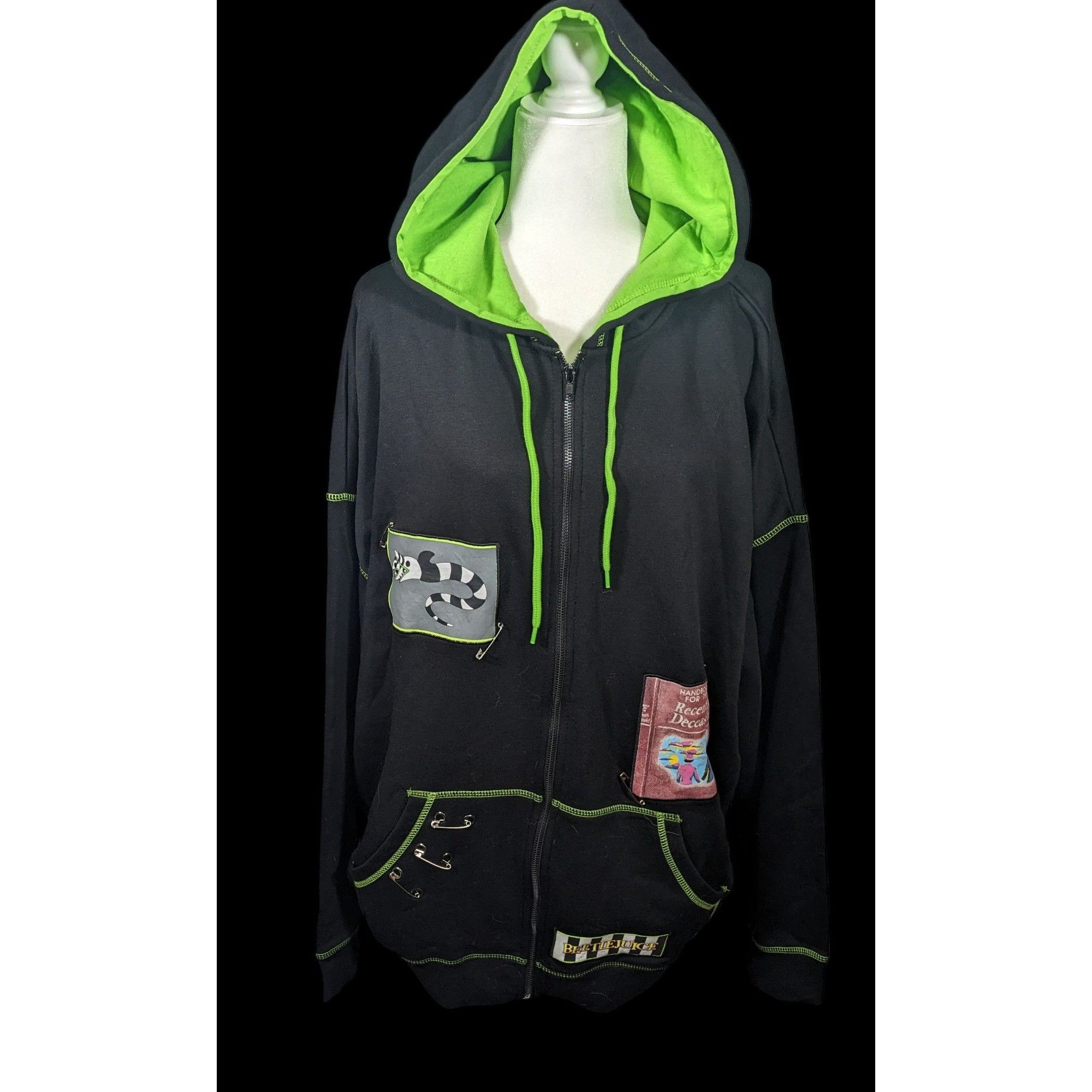 Other Beetlejuice Full Zip Hoodie Size XL / US 12-14 / IT 48-50 - 1 Thumbnail
