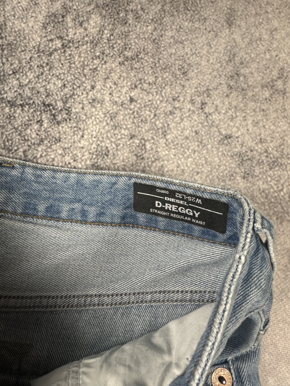 Diesel Y2K Casual Jeans Diesel D-Reggy Pants Avant Garde Opium Rare Size 25" / US 0 / IT 36 - 5 Thumbnail