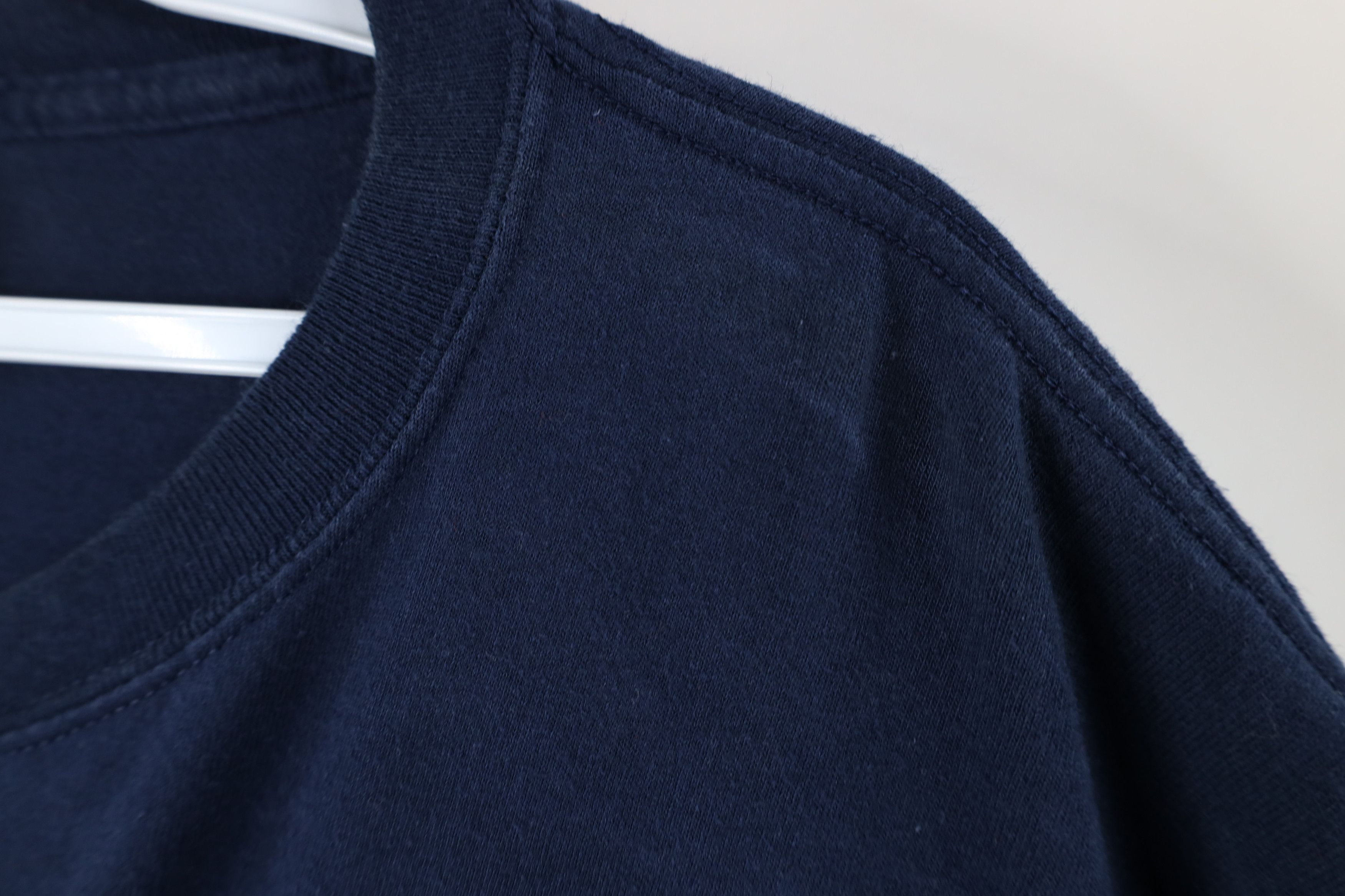 Vintage Vintage 90s Y2K 105 FM Radio Short Sleeve T-Shirt Navy Blue Size US XL / EU 56 / 4 - 5 Thumbnail