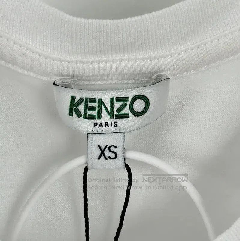 Kenzo KENZO White Cotton Women's T-Shirt with Tiger Print . Size XS / US 0-2 / IT 36-38 - 3 Thumbnail