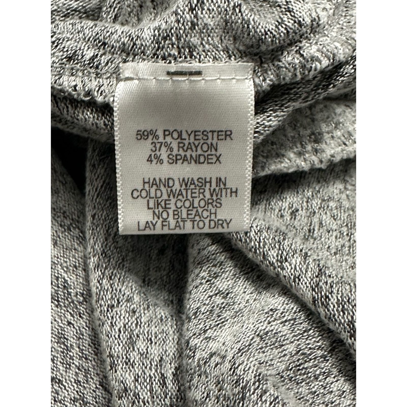 Other Gibson Tunic Top Gray Marled Convertible Neck Hi Low XS New Size XS / US 0-2 / IT 36-38 - 9 Thumbnail