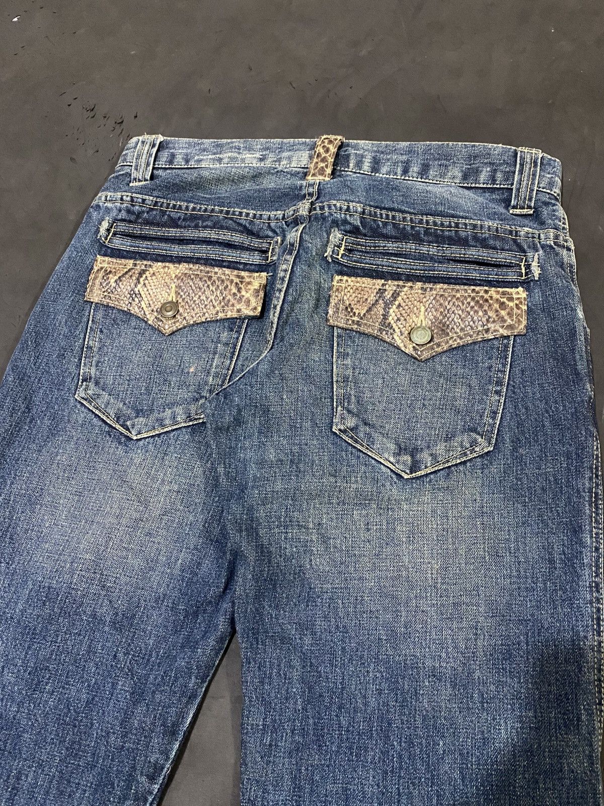 If Six Was Nine × Japanese Brand × Yasuyuki Ishii 💸BINDINGOFFER💸Takaiq Skin Snake Flared Ifsix Kmrii Styled Size US 34 / EU 50 - 5 Thumbnail