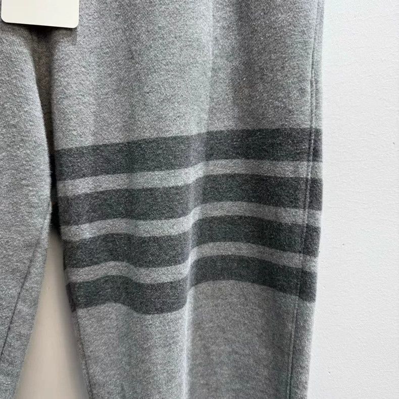 Thom Browne Thom browne Size 2 Classic four-striped cotton sports pant Size US 30 / EU 46 - 2 Thumbnail
