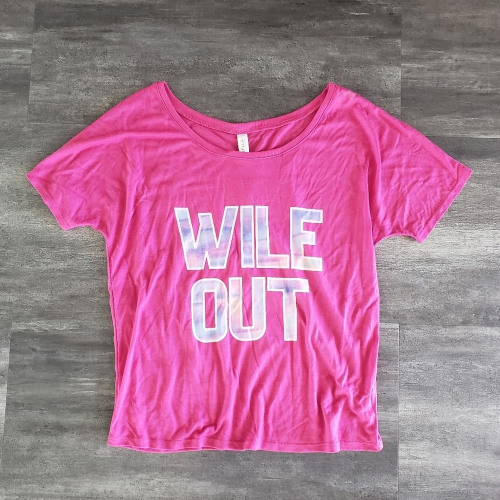 Designer Pink Wile Out Ladies ST Short Sleeve Size S / US 4 / IT 40 - 1 Thumbnail