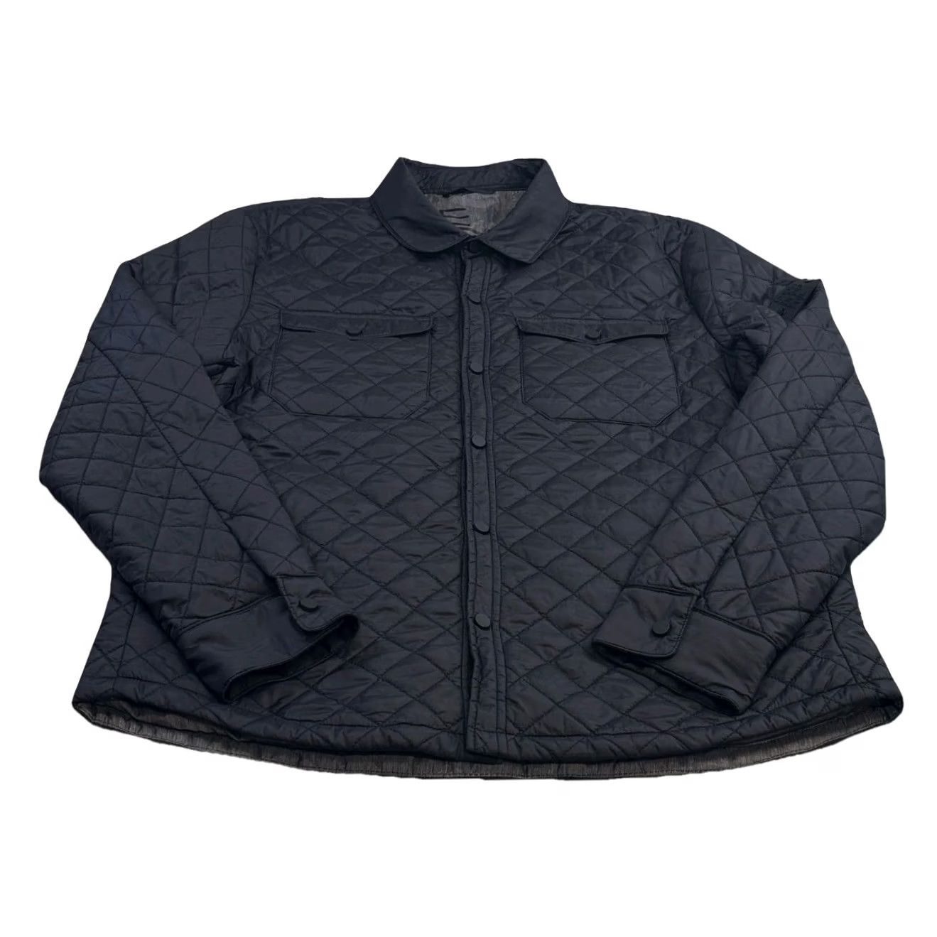 Superdry Superdry Jacket Mens 2XL Fuji quilted black Snap button Casual Lightweight Size US XXL / EU 58 / 5 - 2 Thumbnail
