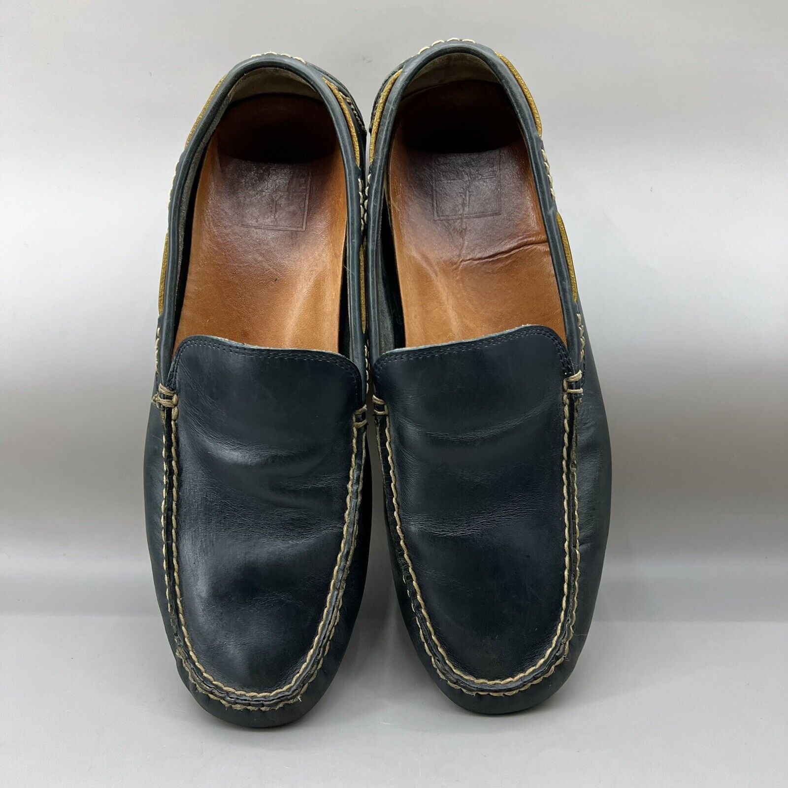 Frye Frye West Driver Moccasins Men’s 10.5 Blue Leather Slip On Size US 10.5 / EU 43-44 - 5 Thumbnail