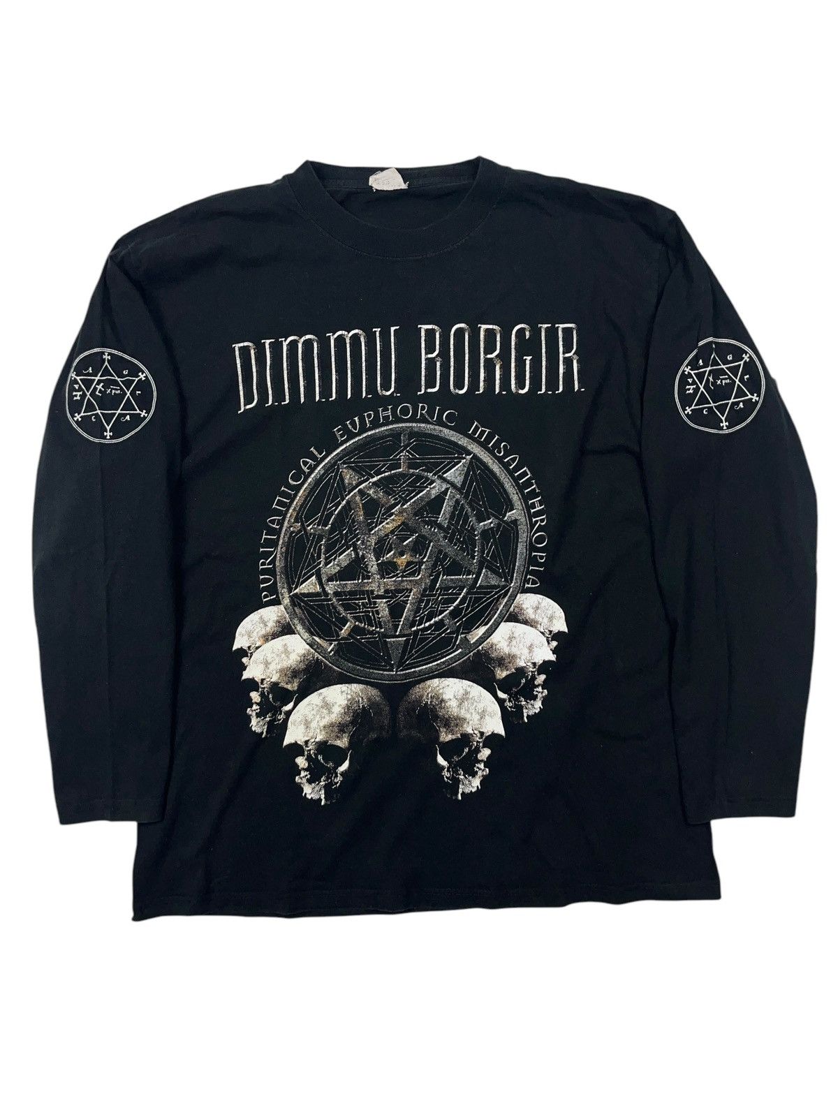 Band Tees × Vintage Vintage 00s Dimmu Borgir Puritanical Euphoric Misanthropia Size US L / EU 52-54 / 3 - 2 Thumbnail