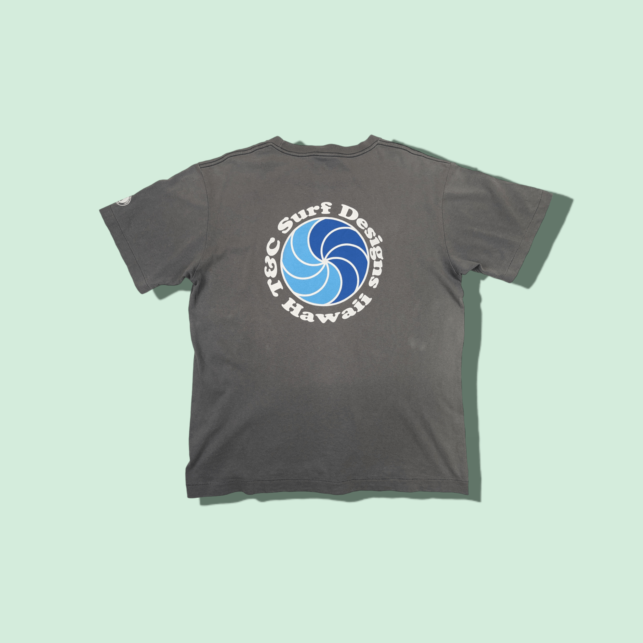 Vintage 90's T&C Surf Designs Big Logo T Shirt Single Stitches Tee Size US M / EU 48-50 / 2 - 1 Thumbnail
