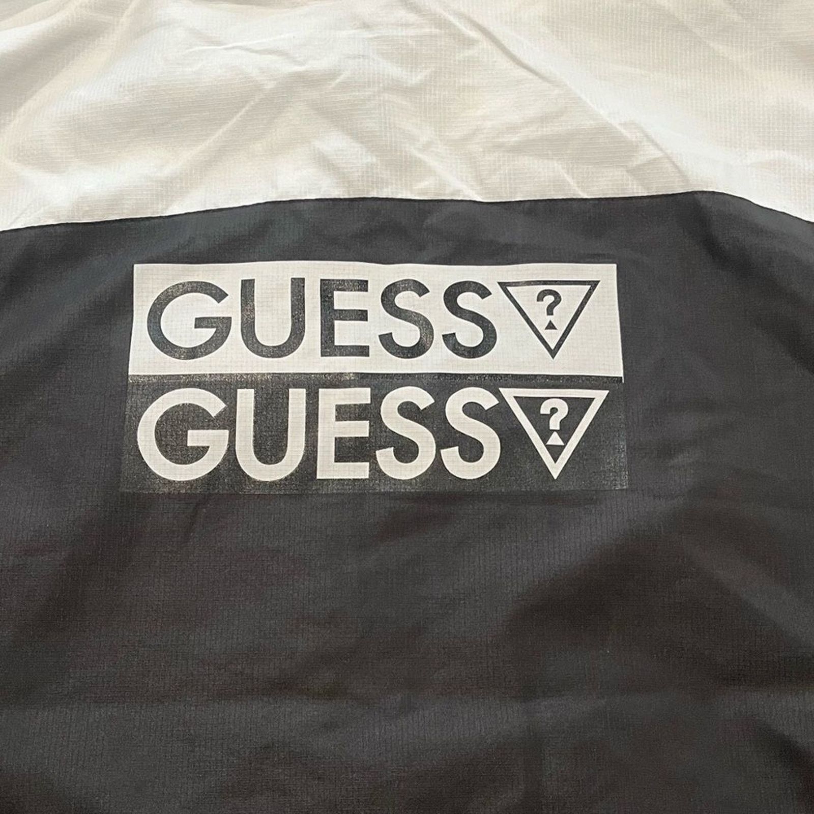 Guess NWOT Guess Black White Cropped Windbreaker Raincoat Size M / US 6-8 / IT 42-44 - 10 Thumbnail