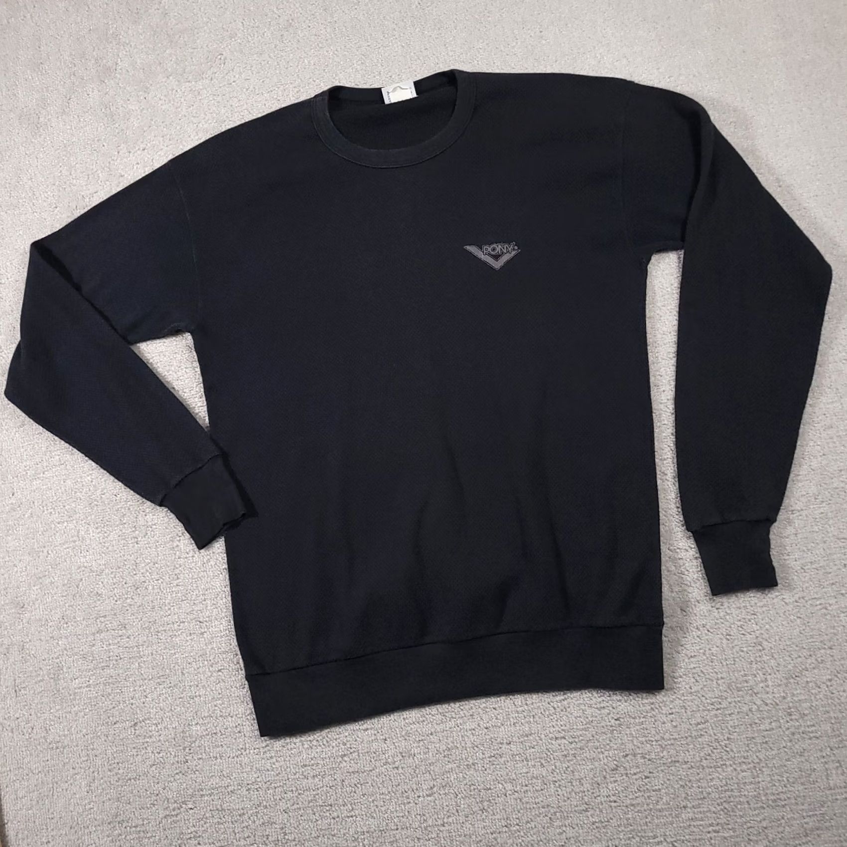 PONY VINTAGE Pony Brand Thermal Long Sleeve Waffle Knit Women's 2XL Tall Outdoor Shirt Sweatshirt Pullover Mens? Womens? Size XXL / US 16-18 / IT 52-54 - 2 Thumbnail
