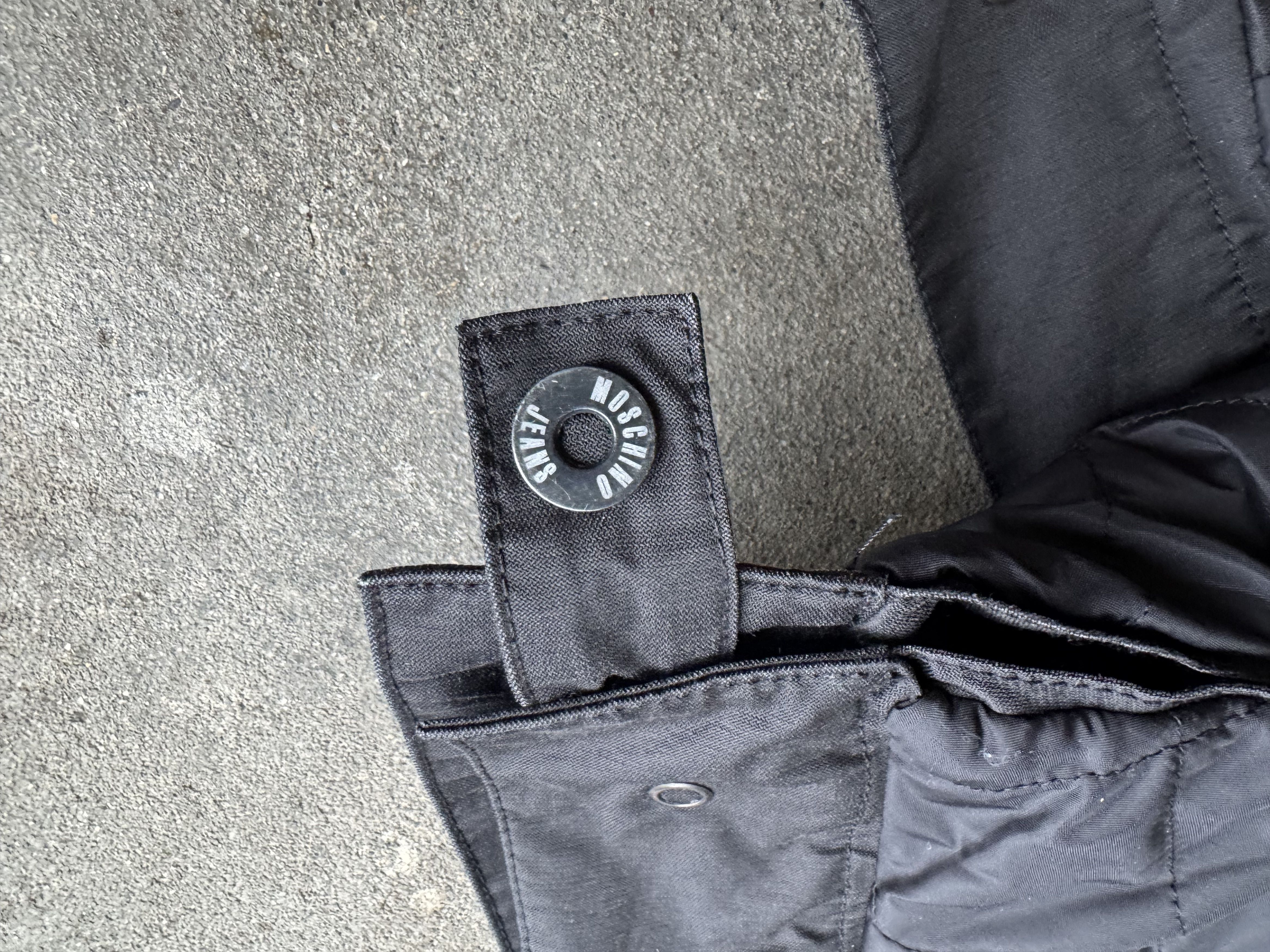 Moschino Moschino Quilted Black Jacket – Minimal Moto Style Size US M / EU 48-50 / 2 - 3 Thumbnail
