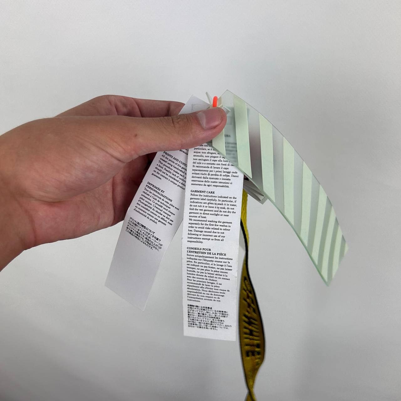 Off-White Off-White Industrial Belt (Yellow - OS - Brand New) Size ONE SIZE - 9 Thumbnail