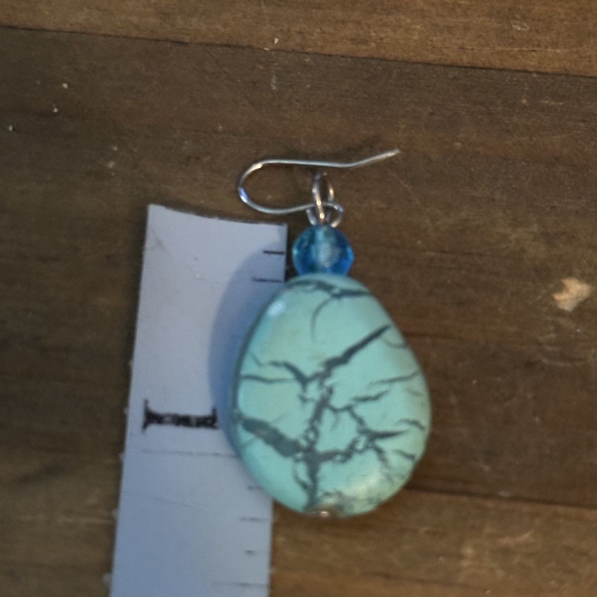 Other Oval turquoise dangle earrings Size ONE SIZE - 3 Thumbnail
