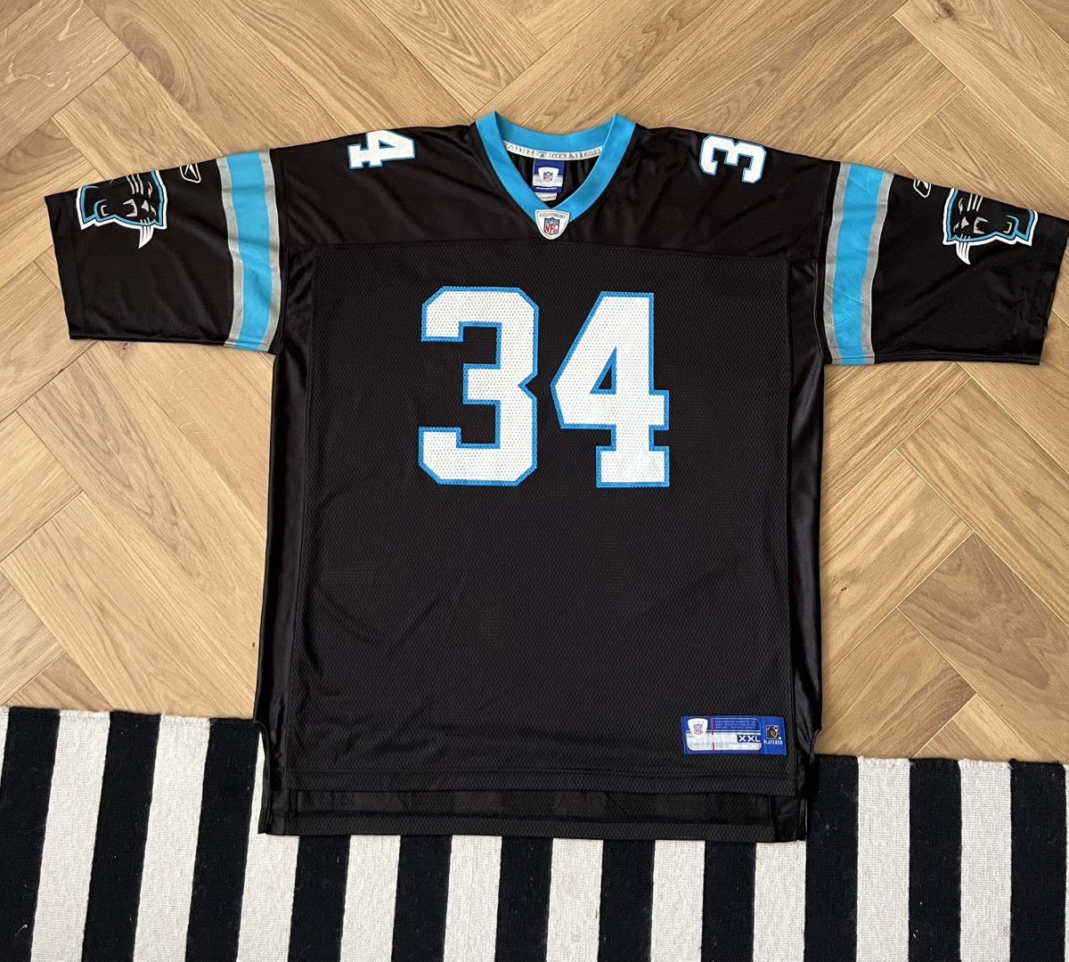 Reebok Vintage DeAngelo Williams Carolina Panthers 34 Reebok Jersey Size US XXL / EU 58 / 5 - 1 Thumbnail