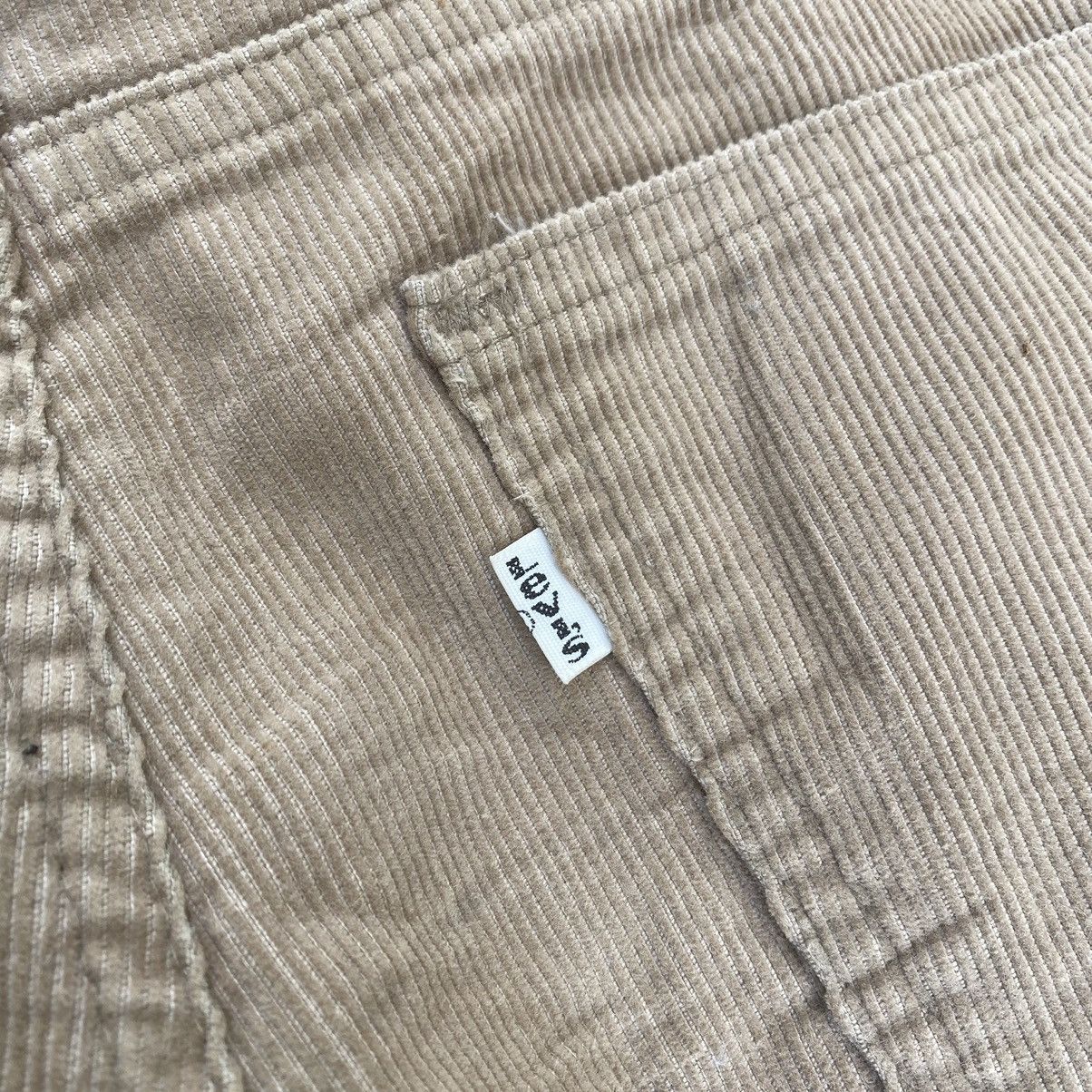 Levi's Vintage Levis 70s Button #3 Corduroy Flare Bootcut Talon 42 Size US 33 - 12 Thumbnail