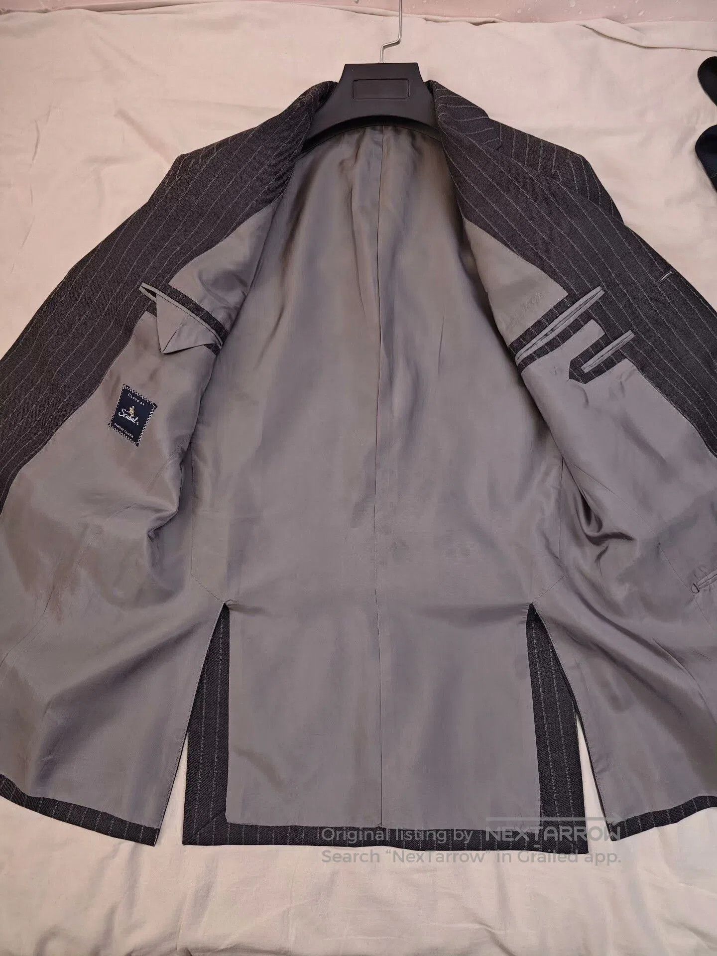 SCABAL SCABAL Custom Gray Wool Suit. Size US S / EU 44-46 / 1 - 6 Thumbnail