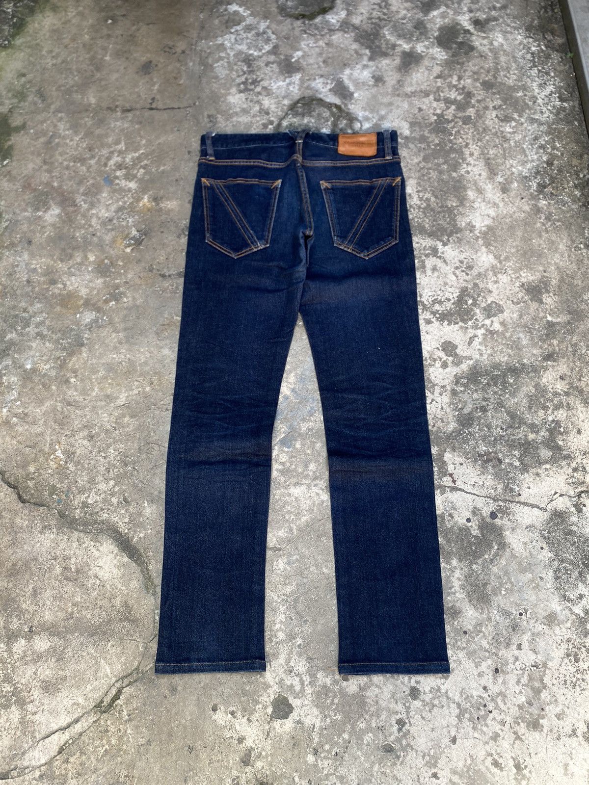 Vanquish Vanquish Tokyo Japan Deep Blue Wash Slim Jeans Size US 30 / EU 46 - 2 Thumbnail