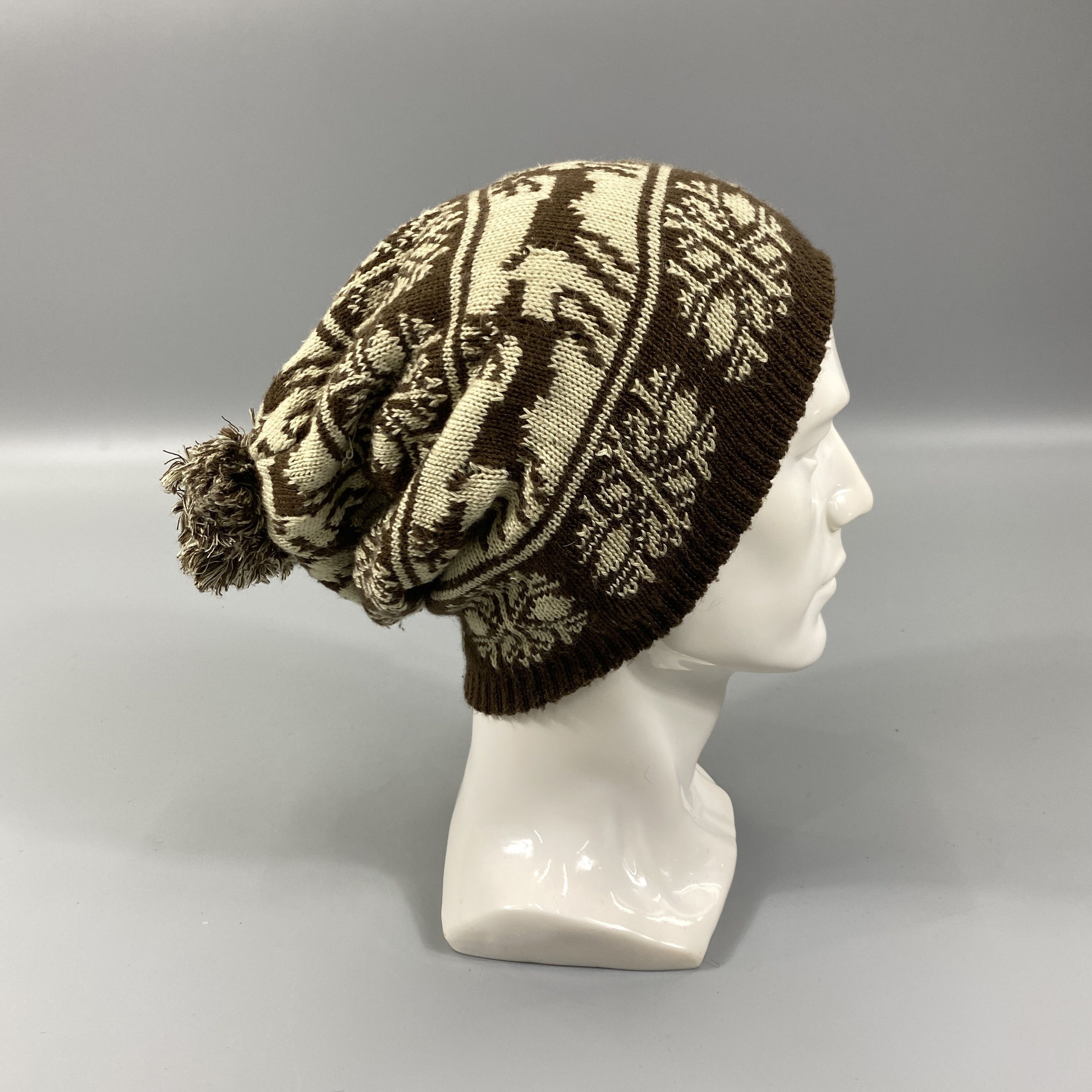 Japanese Brand Deer Winter Snow Cap Beanie Hat -BN1120 Size ONE SIZE - 4 Thumbnail