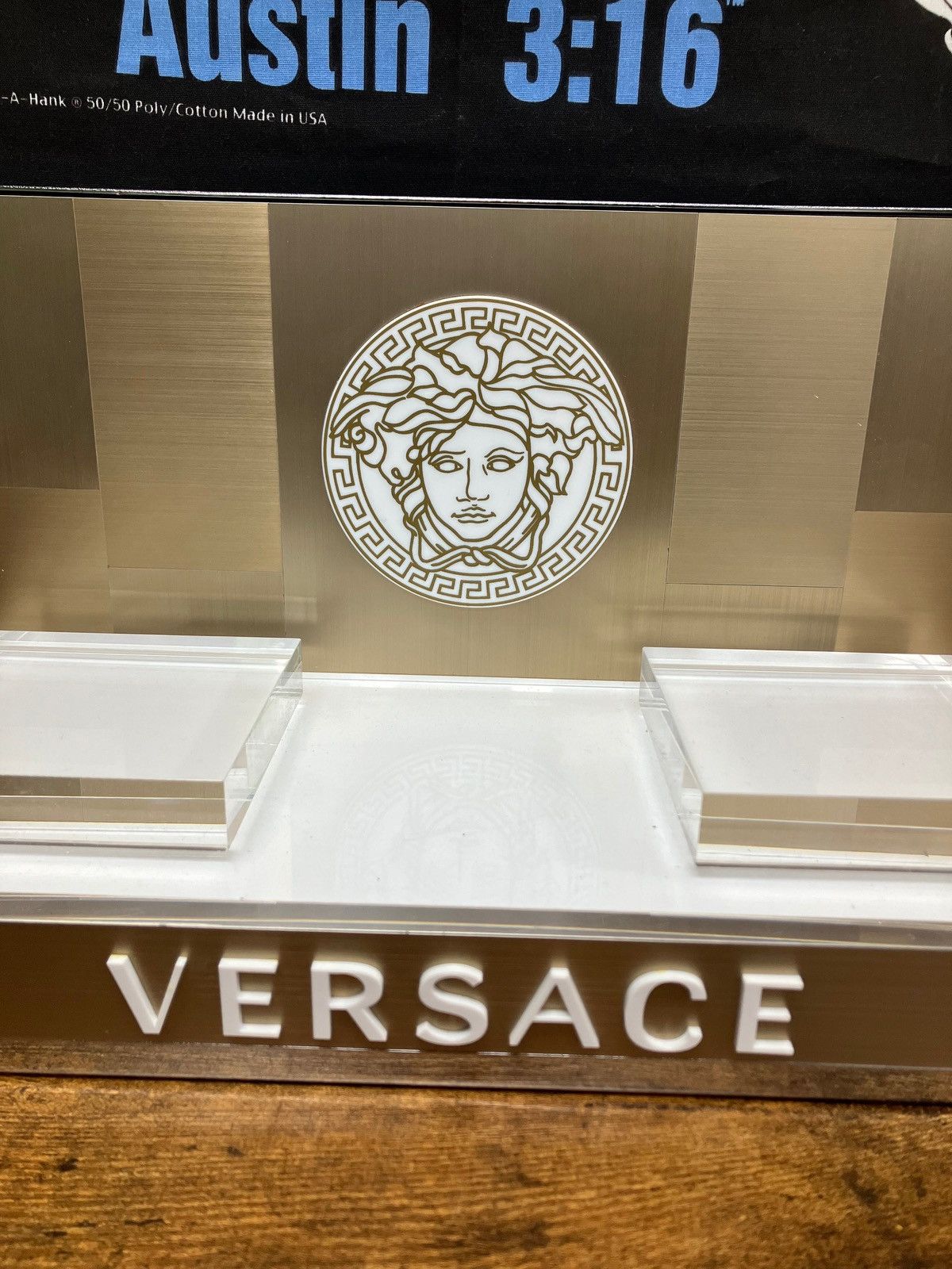 Versace Versace Fragrance Gold/White Acrylic Display Stand Size ONE SIZE - 2 Thumbnail